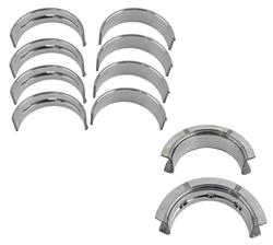 Main Bearings, HP Series, 1/2 Groove, Standard Size, Bi Metal, Chevrolet, 5.7L, Set of 5