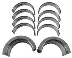 Main Bearings, HP-Series, .010 in. Crankshaft Undersize, Bi-metal, Silicon Aluminumn, Chevy, Small Block, Set of 5