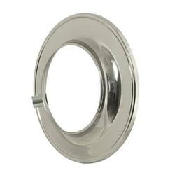 Air Cleaner, Base Plate Only, Raised, 1 7/8 in., Steel, Chrome, 9 in. Diameter, 5 1/8 in. Width, Each