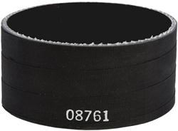 Air Intake Coupler, Clamp-on, 4.00 in. Diameter to 4.125 in. Diameter, 2.00 in. Long, Straight, Black, Silicone, Each