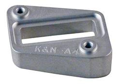 Air Intake Components, Adapter, Aluminum, Weld-On, Universal, for Air Intake Pipes, .529 in. Thick, 2 Hole Design, Each