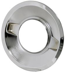 Air Cleaner, Base Plate Only, Dropped, 1.00 in., Steel, Chrome Finish, 16 in. Diameter, 7 9/16 in. Width, Each