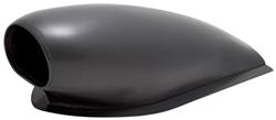 Hood Scoop, Carbon Fiber, Universal, Functional, Bond-On, Teardrop Shape, 45.00 in. Length, 18.00 in. Width, 12.00 in. Tall, Natural, Each