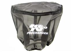 Air Filter Wrap, PreCharger, Round, Polyester, Black, 6 in. Tall, 7 in. Diameter, Each