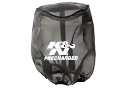 Air Filter Wrap, PreCharger, Conical, Polyester, Black, 6 in. Tall, 4 1/2 in. Diameter Top, 6 in. Diameter Base, Each