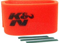 Air Filter Wrap, AirForce Pre-Cleaner, Rectangular, Foam, Red, 7 in. Tall, 48 in. Long, 1 in. Wide. Each