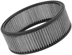 Air Filter Element, Dry, Round, Cotton Gauze, Gray, 3 in. Long, 8 in. Inside Diameter, 9 in. Outer Diameter, Each