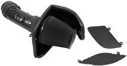 Air Intakes, Dry Flow System, Polyethylene Tube, Black, Synthetic Element, Dry, Black, Dodge, Challenger, Charger, 6.2L, Each