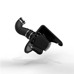 Air Intakes, Dry Flow System, Polyethylene Tube, Black, Synthetic Element, Dry, Black, Chevy, Camaro, 6.2L, Each