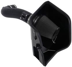 Air Intakes, Dry Flow System, Polyethylene Tube, Black, Synthetic Element, Dry, Black, Chevy, Truck, Suburban, Cadillac, Escalade, 5.3L, 6.2L, Each