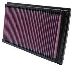 Air Filter Element, Oiled, Cotton Gauze, Red, Panel, 11 in. Long, 6.56 in. Wide, 1.23 in. Tall, for Nissan, for Infiniti, Renault, Suzuki, 3.5L, Each