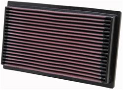 Air Filter Element, Oiled, Cotton Gauze, Red, Panel, 10.00 in. Long, 5.75 in. Wide, 1.06 in. Tall, BMW, 1.6-5.6L, Each