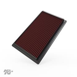 Air Filter Element, Oiled, Cotton Gauze, Red, Panel, 11.09 in. Long, 6.56 in. Wide, 1.19 in. Tall, Suzuki, 1.4L, 1.6L, Each