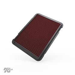 Air Filter Element, Oiled, Cotton Gauze, Red, Panel, 12.31 in. Long, 9.19 in. Wide, 0.88 in. Tall, Toyota, 3.0L, 4.5L, Each