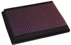 Air Filter Element, Oiled, Cotton Gauze, Red, Panel, 9.94 in. Long, 7.44 in. Wide, 1.13 in. Tall, Chrysler, MG, 1.5-2.4L, Each