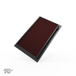 Air Filter Element, Oiled, Cotton Gauze, Red, Panel, 11.81 in. Long, 7.44 in. Wide, 1.00 in. Tall, Ford, Lincoln, Mercury, 4.0L, 4.6L, Each