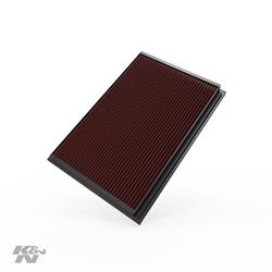 Air Filter Element, Oiled, Cotton Gauze, Red, Panel, 10.31 in. Long, 8.25 in. Wide, 1.13 in. Tall, Audi, 2.0L, Each