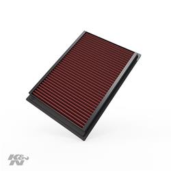 Air Filter Element, Oiled, Cotton Gauze, Red, Panel, 10.81 in. Long, 7.31 in. Wide, 1.13 in. Tall, Mazda, 2.0L, 2.3L, 2.5L, Each