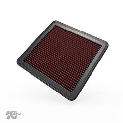 Air Filter Element, Oiled, Cotton Gauze, Red, Panel, 8.75 in. Long, 8.56 in. Wide, 0.94 in. Tall, Subaru, 1.6L, 2.0L, 2.5L, 3.6L, Each