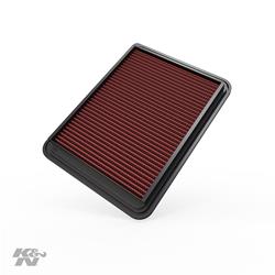 Air Filter Element, Oiled, Cotton Gauze, Red, Panel, 12.75 in. Long, 9.50 in. Wide, 1.06 in. Tall, Toyota, 2.7L, Each
