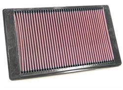 Air Filter Element, Oiled, Cotton Gauze, Red, Panel, 12.94 in. Long, 7.63 in. Wide, 0.94 in. Tall, Ford, 5.4L, Each