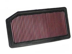 Air Filter Element, Oiled, Cotton Gauze, Red, Panel, 13.25 in. Long, 6.88 in. Wide, 0.88 in. Tall, for use on Honda®, 3.5L, Each