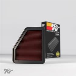 Air Filter Element, Oiled, Cotton Gauze, Red, Panel, 10.06 in. Long, 9.38 in. Wide, 1.06 in. Tall, Scion, Toyota, 2.4L, 2.5L, 3.5L, Each