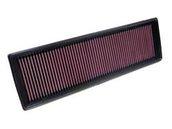 Air Filter Element, Oiled, Cotton Gauze, Red, Panel, 16.81 in. Long, 5.00 in. Wide, 1.19 in. Tall, Volkswagen, 2.5L, Each