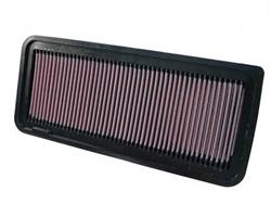 Air Filter Element, Oiled, Cotton Gauze, Red, Panel, 14.63 in. Long, 6.25 in. Wide, 1.00 in. Tall, Lexus, Toyota, 3.3L, Each