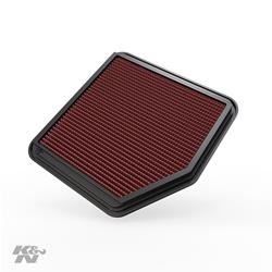 Air Filter Element, Oiled, Cotton Gauze, Red, Panel, 9.56 in. Long, 9.31 in. Wide, 1.00 in. Tall, Lexus, Toyota, 2.0-4.3L, Each