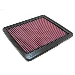 Air Filter Element, Oiled, Cotton Gauze, Red, Panel, 9.25 in. Long, 8.38 in. Wide, 1.00 in. Tall, for Hyundai, 3.3L, 3.8L, Each