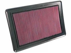 Air Filter Element, Oiled, Cotton Gauze, Red, Panel, 14.56 in. Long, 9.38 in. Wide, 0.81 in. Tall, Pontiac, Saturn, 2.4L, Each