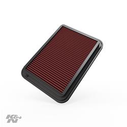 Air Filter Element, Oiled, Cotton Gauze, Red, Panel, 9.63 in. Long, 6.94 in. Wide, 1.00 in. Tall, Toyota, 1.3-2.0L, Each