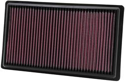 Air Filter Element, Oiled, Cotton Gauze, Red, Panel, 11.88 in. Long, 7.00 in. Wide, 1.13 in. Tall, Ford, Mercury, 4.0L, Each