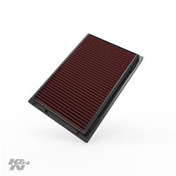 Air Filter Element, Oiled, Cotton Gauze, Red, Panel, 10.50 in. Long, 7.19 in. Wide, 1.13 in. Tall, Lexus, Toyota, 2.0-5.0L, Each