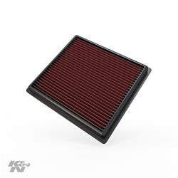 Air Filter Element, Oiled, Cotton Gauze, Red, Panel, 9.63 in. Long, 8.75 in. Wide, 1.13 in. Tall, Lexus, Mitsubishi, Toyota, 1.6L, 2.5L, 3.5L, Each