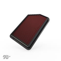 Air Filter Element, Oiled, Cotton Gauze, Red, Panel, 10.13 in. Long, 6.50 in. Wide, .88 in. Tall, for Kia, for Hyundai, 1.6-2.4L, Each