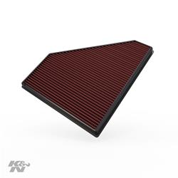 Air Filter Element, Oiled, Cotton Gauze, Red, Panel, 12.31 in. Long, 10.31 in. Wide, 1.19 in. Tall, Chevy, Cadillac, 2.0L, 2.5L, 3.6L, Each