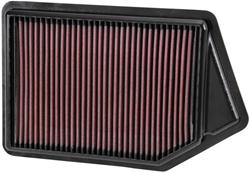 Air Filter Element, Oiled, Cotton Gauze, Red, Panel, 12.13 in. Long, 7.63 in. Wide, 1.13 in. Tall, for use on Acura®, for use on Honda®, 2.4L, Each