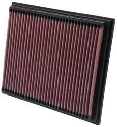 Air Filter Element, Oiled, Cotton Gauze, Red, Panel, 9.25 in. Long, 7.75 in. Wide, 1.13 in. Tall, Mercedes-Benz, 2.0L, 2.3L, Each