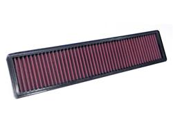 Air Filter Element, Oiled, Cotton Gauze, Red, Panel, 20.35 in. Long, 4.53 in. Wide, 0.98 in. Tall, Porsche, 3.0L, Each