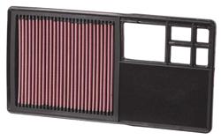 Air Filter Element, Oiled, Cotton Gauze, Red, Panel, 14.75 in. Long, 7.50 in. Wide, 1.00 in. Tall, Seat, Skoda, Volkswagen, 1.4L, 1.6L, Each