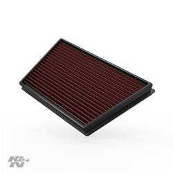Air Filter Element, Oiled, Cotton Gauze, Red, Panel, 11.38 in. Long, 7.00 in. Wide, 1.69 in. Tall, Land Rover, 2.0L, 2.2L, Each