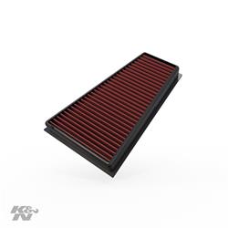 Air Filter Element, Oiled, Cotton Gauze, Red, Panel, 10.25 in. Long, 6.88 in. Wide, 1.50 in. Tall, Infinifi, Land Rover, Mercedes-Benz, 1.6-1.8L. Each