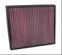 Air Filter Element, Oiled, Cotton Gauze, Red, Panel, 13.31 in. Long, 11.80 in. Wide, 1.63 in. Tall, Ford, 2.0L, 2.2L, Each