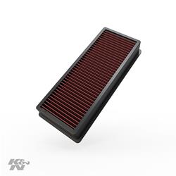 Air Filter Element, Oiled, Cotton Gauze, Red, Panel, 14.00 in. Long, 5.81 in. Wide, 2.69 in. Tall, BMW, 3.0L, Each