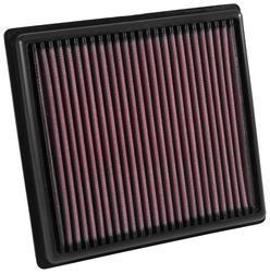 Air Filter Element, Oiled, Cotton Gauze, Red, Panel, 8.00 in. Long, 7.50 in. Wide, 1.00 in. Tall, Seat, Skoda, Volkswagen, 1.4L, 1.6L, Each