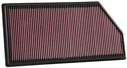 Air Filter Element, Oiled, Cotton Gauze, Red, Panel, 16.06 in. Long, 7.88 in. Wide, 1.00 in. Tall, Mercedes-Benz, 1.6L, 2.0L, 2.9L, 3.0L, Each