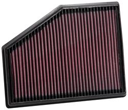 Air Filter Element, Oiled, Cotton Gauze, Red, Panel, 10.68 in. Long, 8.62 in. Wide, 1.12 in. Tall, BMW, 1.6L, 2.0L, 3.0L, Each