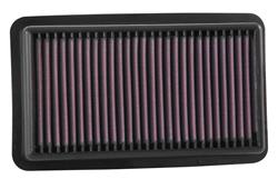 Air Filter Element, Oiled, Cotton Gauze, Red, Panel, 9.88 in. Long, 5.88 in. Wide, 1.50 in. Tall, for use on Honda®, 1.5L, Each